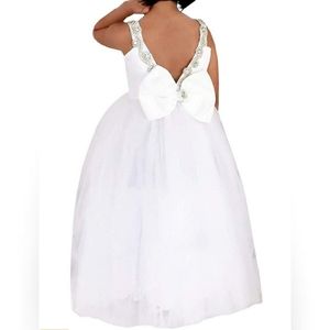 Flower Girl Dress Wedding NWTs 3T Rhinestone